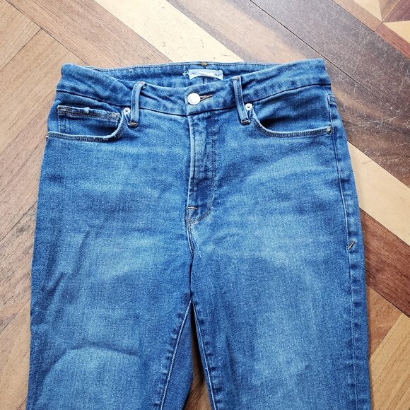 Good American Medium Wash Straight Leg Jeans Size 2/26 - Picture 8 of 16